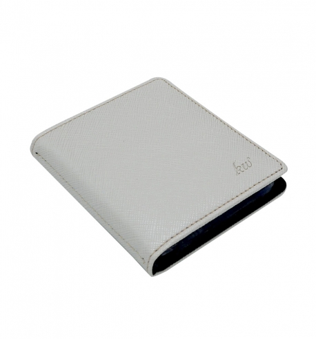 กระเป๋าหนังใส่บัตร รุ่น folder A-025 เทา